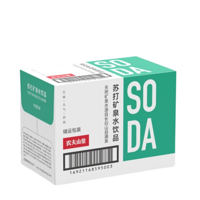 农夫山泉长白山天然苏打水饮料410ml*15瓶
