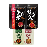 呷哺呷哺火锅底料蘸料4袋组合 番茄火锅底料200g经典升级麻辣火锅底料190g原味火锅蘸料120g香辣火锅蘸料120g