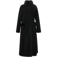 三彩2020冬季新款水貂毛立领皮草羊毛皮草大衣外套女