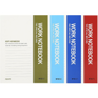 晨光(M&G)文具A540页办公笔记本 多色简约记事本 会议记录软抄本 学生笔记本子 10本装RA5410