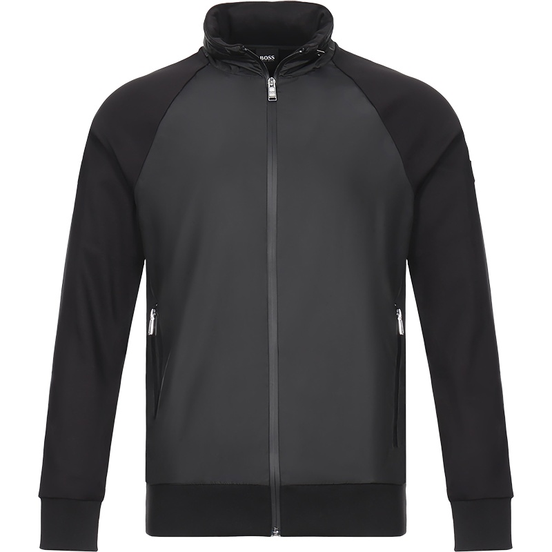 HUGO BOSS 雨果博斯 男士 棉质隐藏式连帽夹克外套 50432079