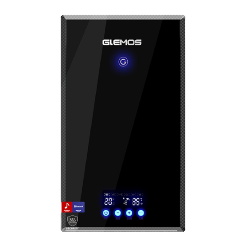 格林姆斯(GLEMOS)GL20即热电热水器 智能水功双调多模恒温防电系统蓝牙音乐加热免储水 功率5-10KW可调 黑色