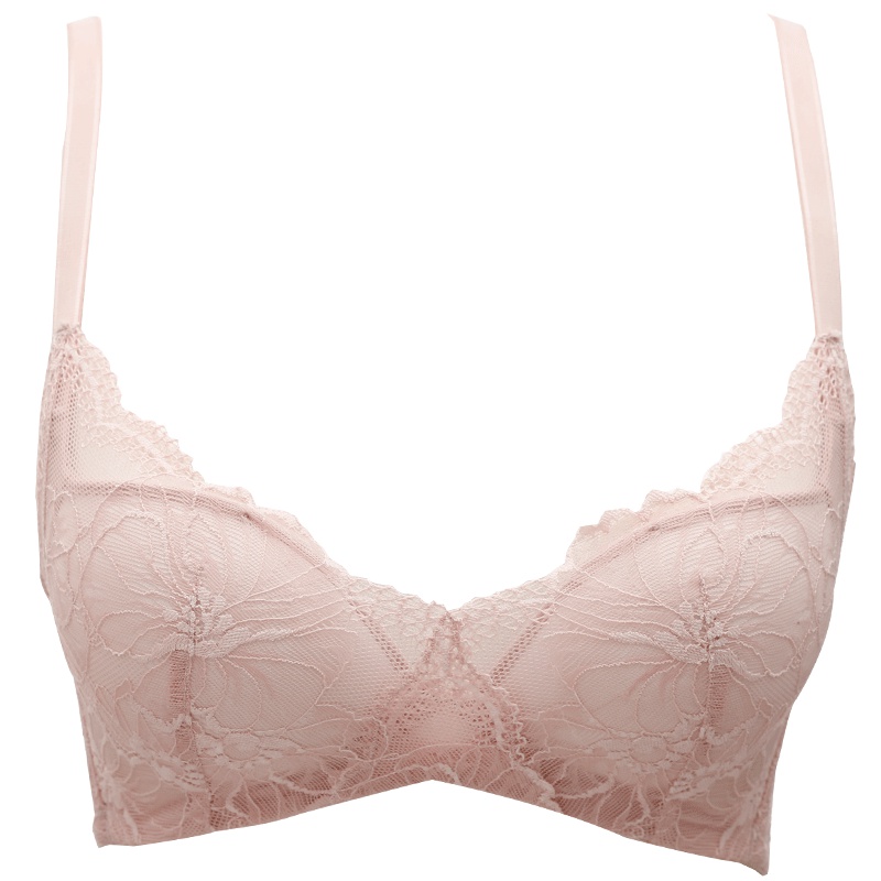 歌瑞尔甜美蕾丝性感小胸聚拢内衣舒适无钢圈少女文胸罩 190366A.