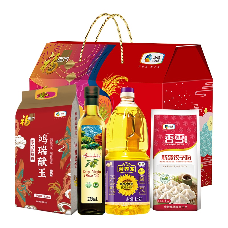 中粮福临门唯粹福小厨大礼包G型(3.5kg+1685ml)
