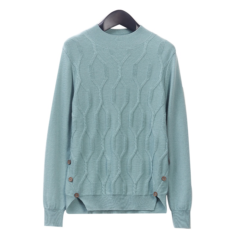 恒源祥女士羊毛衫2020新款秋冬套头女士毛衣圆领针织衫毛衣女