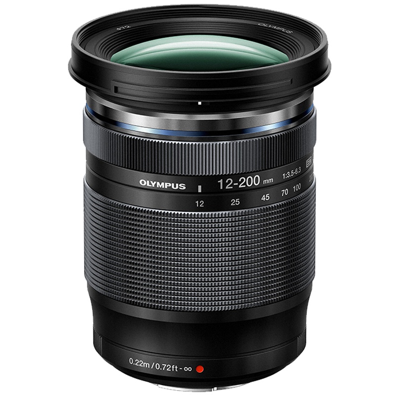 奥林巴斯12-200mm F3.5-6.3镜头 防尘防水溅 长焦 广角 旅行奥林巴斯卡口 72mm 广角定焦镜头