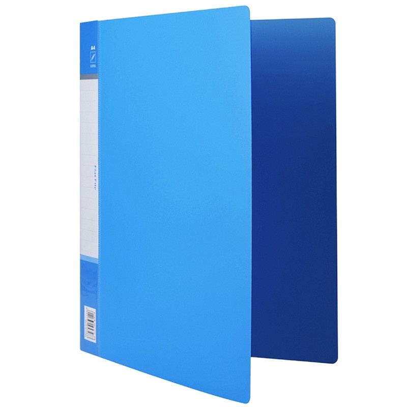 得力5348文件夹(蓝)(只)资料册 试卷夹 办公用品 板夹 收纳夹