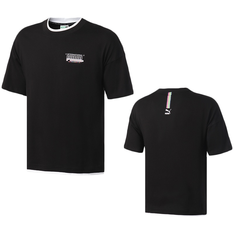 彪马PUMA男装运动服休闲圆领短袖T恤