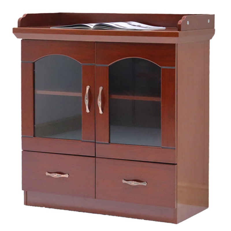 景鹏两门茶水柜实木 JP-0090