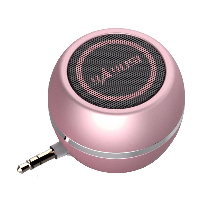 风悦雅韵仕A5迷你手机音箱扩音器电脑直插小音响外放户外便携玫瑰金