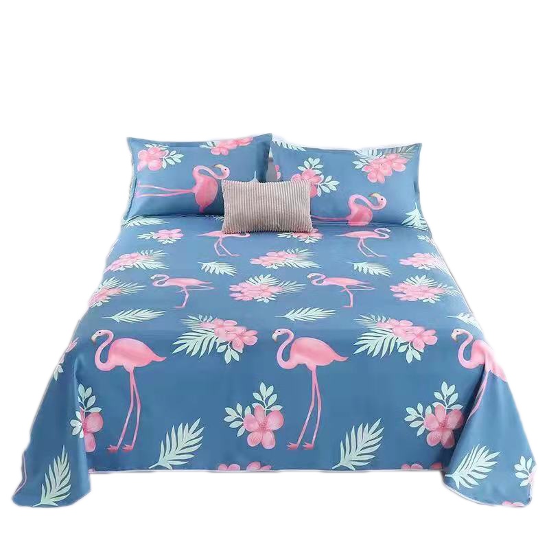 莱衫韩版亲肤被单加大双人床单1.3m单人床单四季通用网红简约1.1米学生宿舍1.5米1.8m床加厚磨毛单件小床用被单炕单