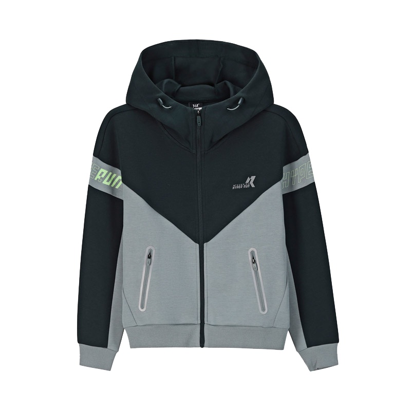 361° 女连帽开襟卫衣 562012002A