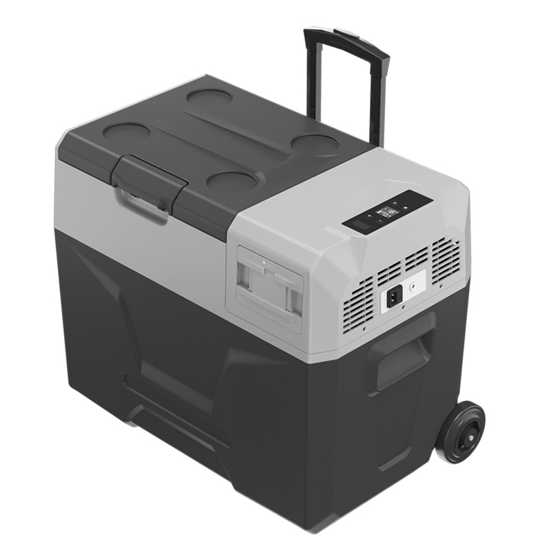 冰虎(Alpicool)车载冰箱压缩机制冷ECX40升车家两用拔插电池可冷冻或冷藏可结冰拉杆户外24v小冰箱冷柜 =