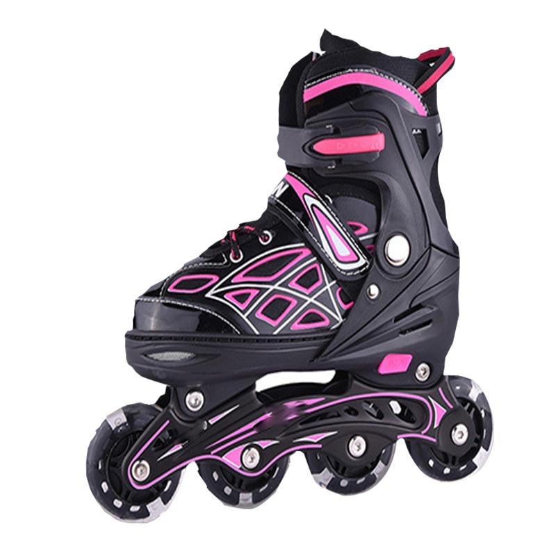 溜冰鞋成人成年旱冰鞋滑冰全套装单闪电客直排轮滑鞋初学者男女直排轮新