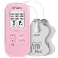 [高效舒缓疼痛]欧姆龙(OMRON)HV-F021按摩仪 2个按摩头低周波按摩器 腿部肩部颈部腰部 粉色