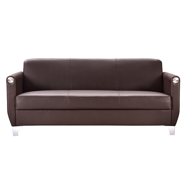 永格现代简约商务休闲办公沙发皮沙发组合接待洽谈会客皮沙发休闲酒店小沙发