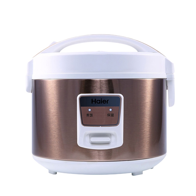 海尔(Haier) 电饭煲HRC-YJ3036G 不粘黄晶内胆螺纹底盘均火加热侧排式蒸汽阀香槟金电饭煲