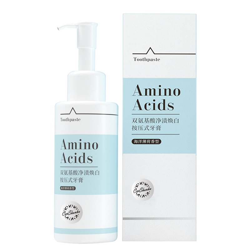草珊瑚180克双氨基酸净渍焕白按压式牙膏