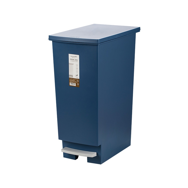 茶花垃圾分类洁纳垃圾桶家用干湿分离厨房客厅卫生间厕所卧室带盖脚踩大号分类垃圾筒