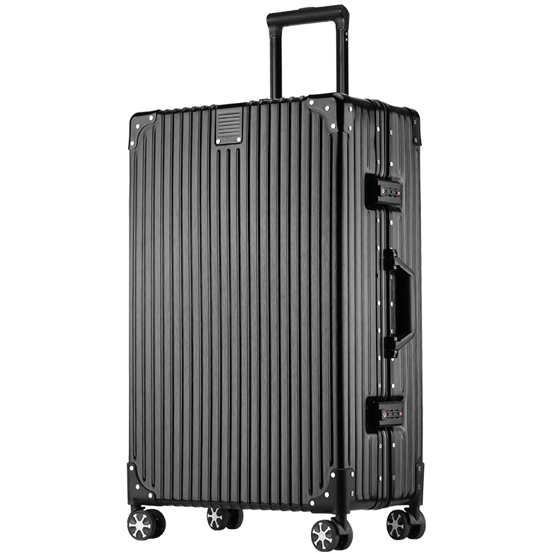 爱纽斯复古直角铝框拉杆箱男24寸行李箱女ins网红密码箱小型20寸登机箱韩版小清新学生皮箱26寸托运箱包硬箱子29寸