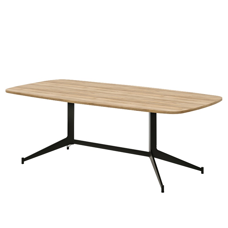 [藏书阁]办公用钢脚架茶几长茶几简约现代茶几