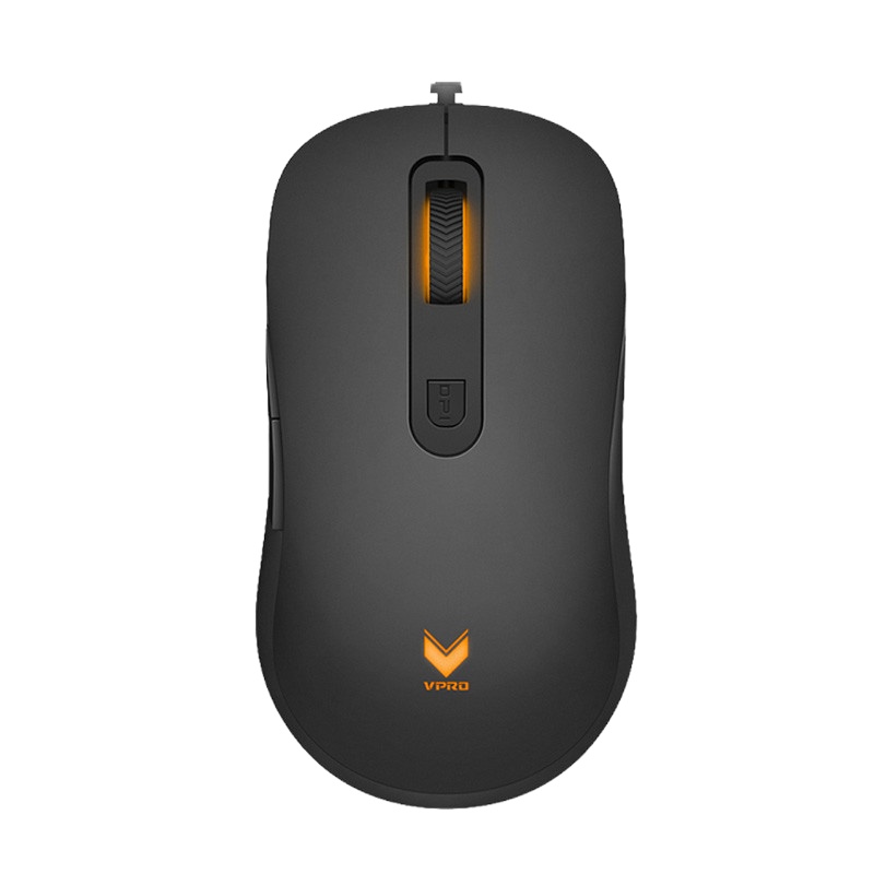 递乐(DiLe)V16 USB有线电脑笔记本鼠标办公家用绝地求生吃鸡电竞游戏鼠标 黑色