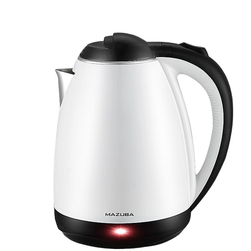 松桥(MAZUBA)电水壶双层防烫食品级不锈钢 1.8L大容量 快速煮水 家用办公