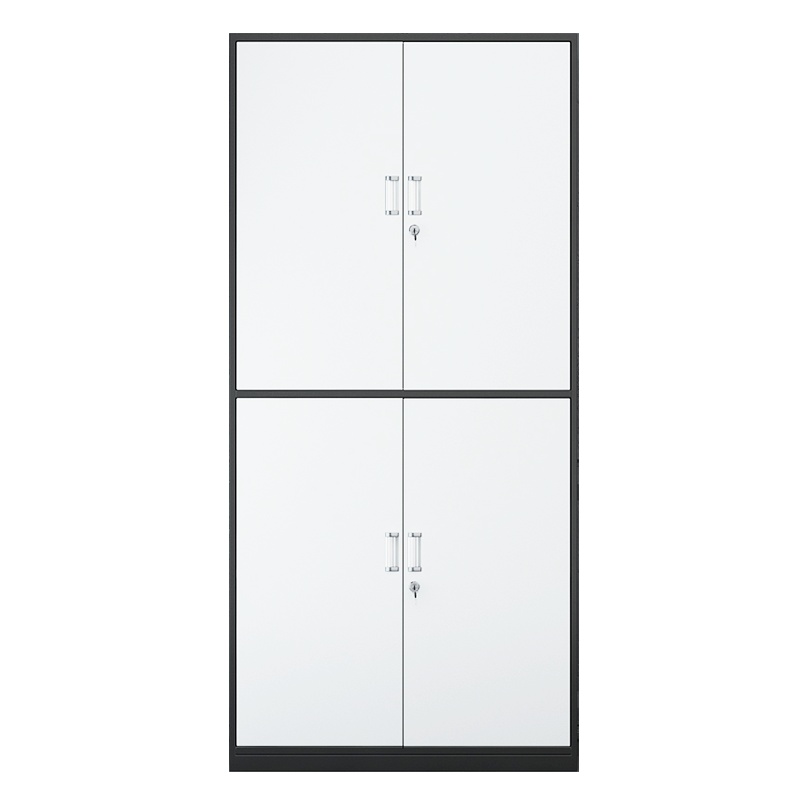 苏美特文件柜办公柜钢制铁皮柜资料柜财务档案柜凭证柜灰白通双节