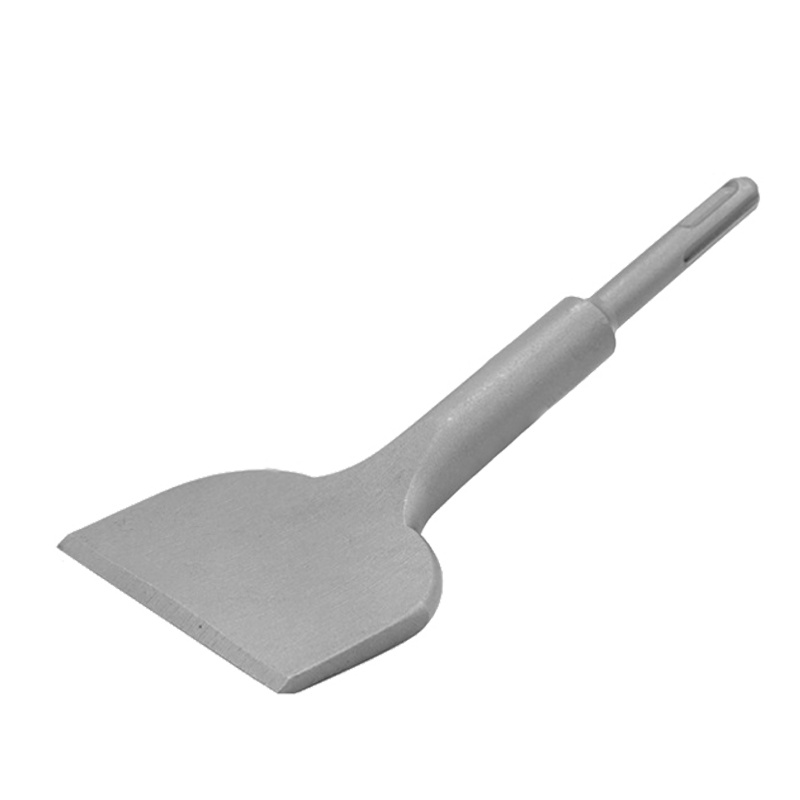 海斯迪克 gnjz-2064 电锤钻头弯头加宽凿子 冲击钻凿子 圆柄两坑两槽弯凿铲墙混凝土 弯凿17*180*75宽