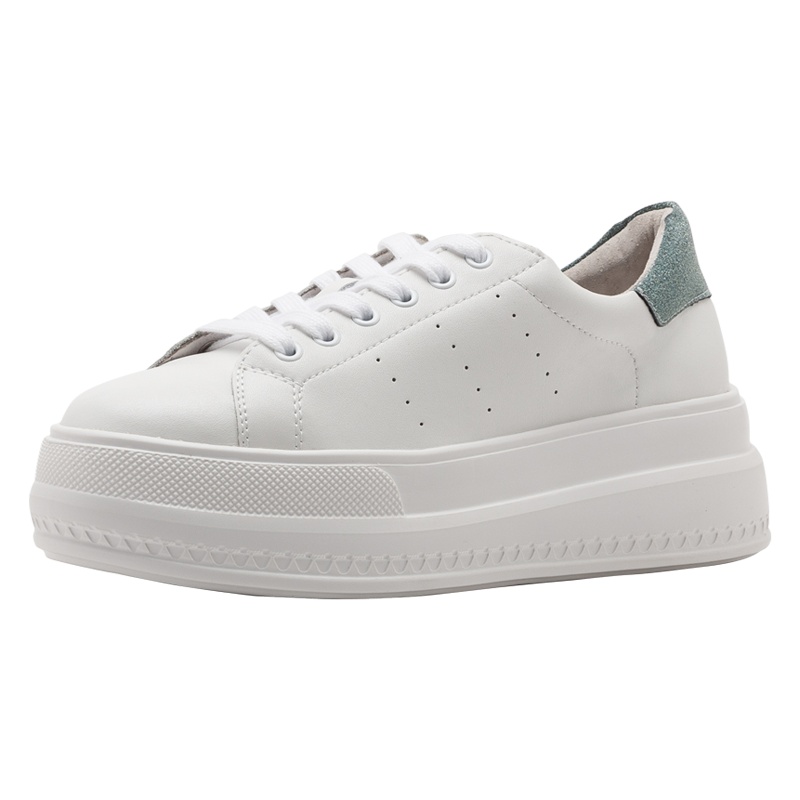 星期六(ST&SAT) 旗下春秋款深口厚底小白鞋单鞋女SF01112301