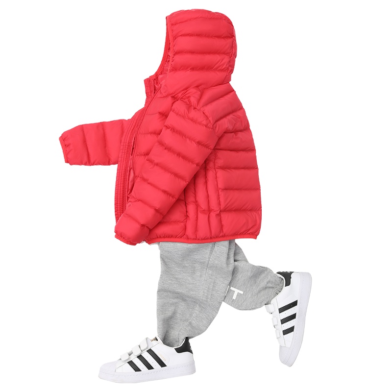 罗蒙童装儿童轻薄羽绒服秋冬新款宝宝中大童女童洋气男童外套冬装