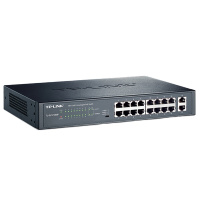 TP-LINK TL-SL1218MP 16口百兆PoE 交换机 2个千兆口