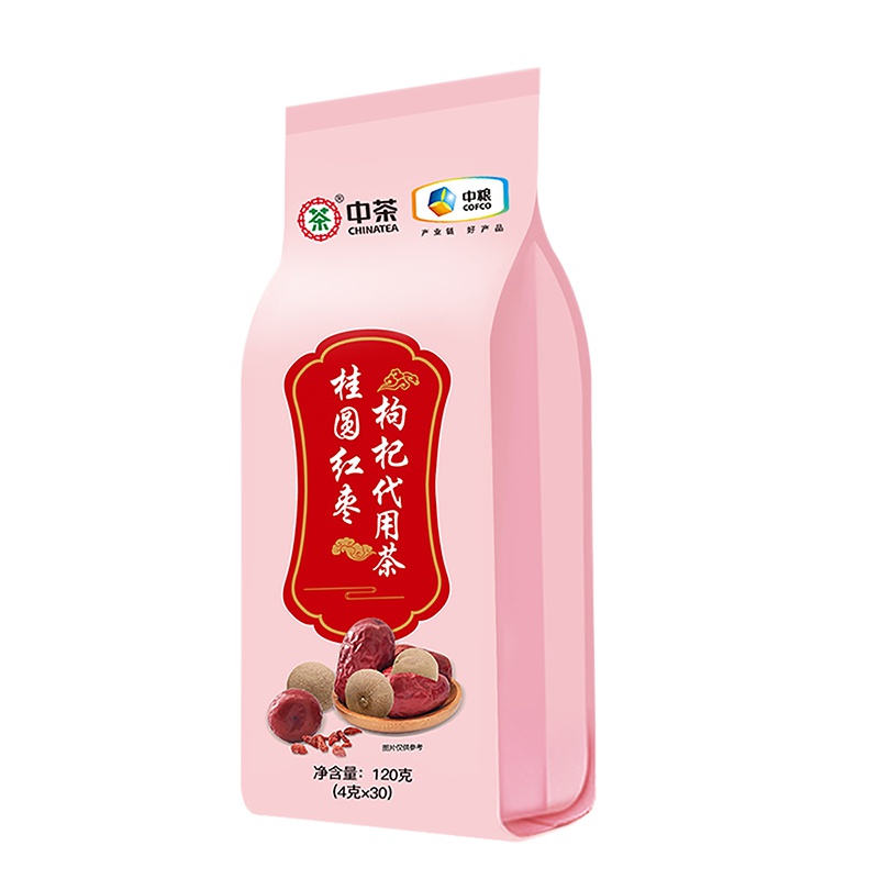 中粮中茶牌红枣桂圆枸杞茶叶八宝花茶组合水果包五宝饮品養生女茶