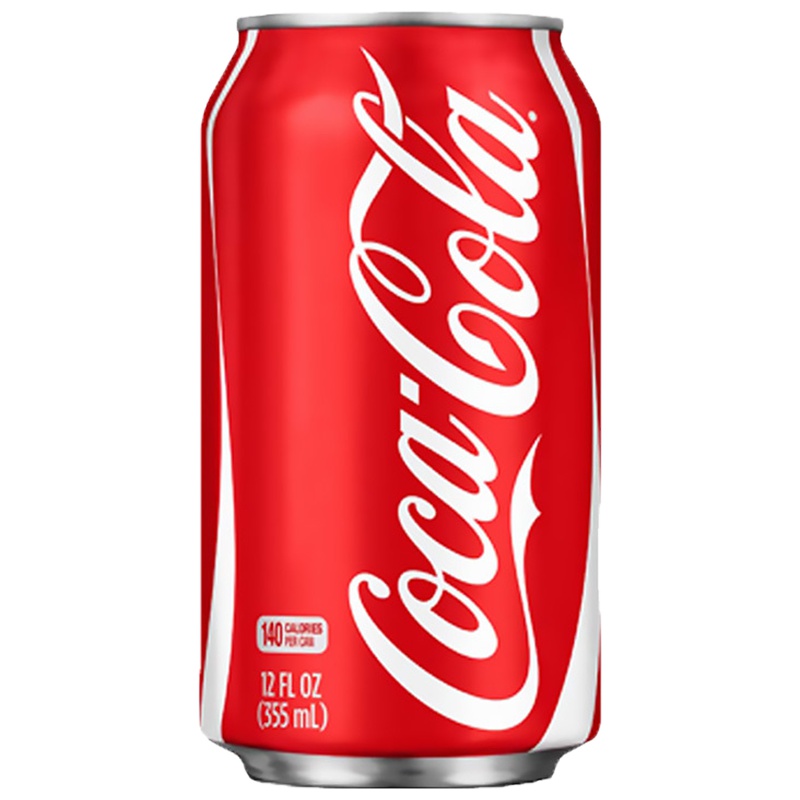 [美国经典原版]可口可乐(CocaCola)碳酸饮料原味 355mlx12罐/箱 汽水 听装可乐 碳酸饮料 美国进口