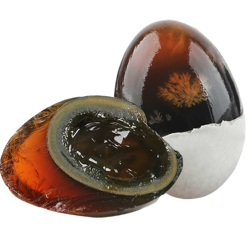 五个农民 20枚装河南鸭蛋松花蛋皮蛋 无铅工艺大溏心大蛋70-80g