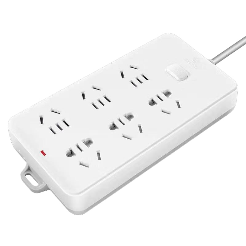 公牛(BULL)GN-109K 6位总控全长5米 带安全保护门 插座 接线板