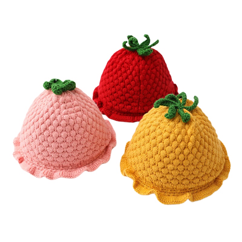 婴儿帽子秋冬季婴幼儿女宝宝毛线帽儿童针织帽