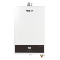 YORK约克12L燃气快速热水器智能恒温三档变升JSQ23-12 YK-FT1（20Y液化气）