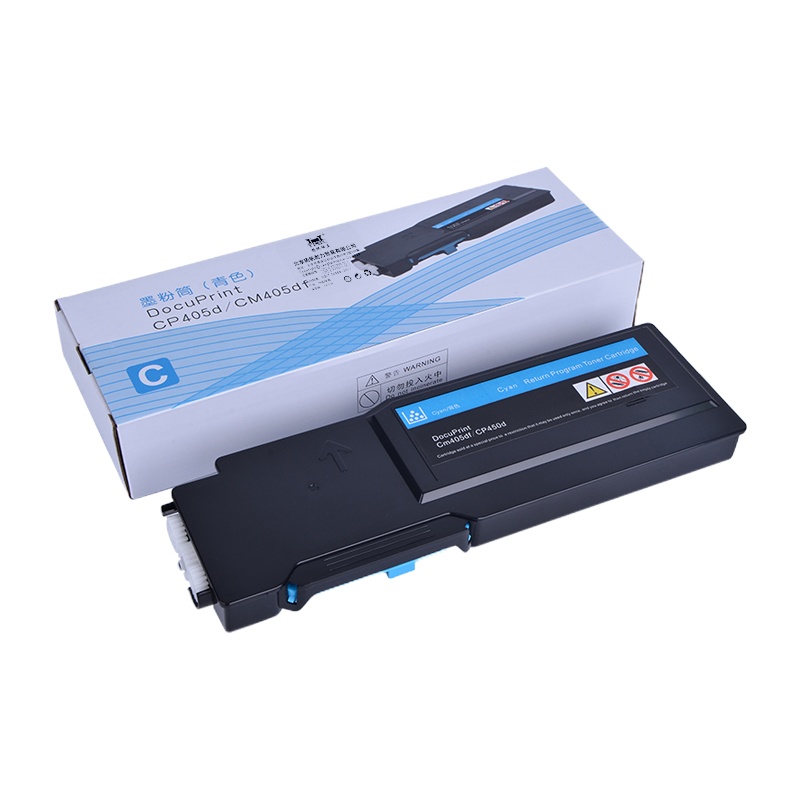 扬帆耐立YFHC FX-CP405蓝色粉盒 适用:富士施乐Fuji Xerox DocuPrint CP405