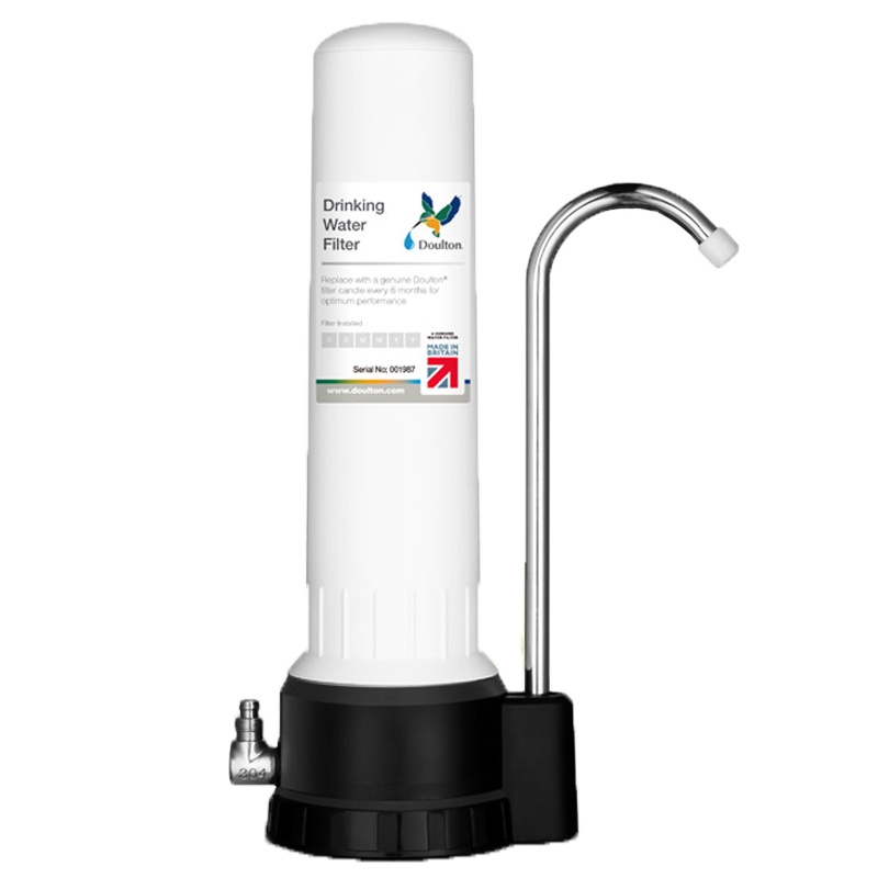道尔顿净水器家用DCP104直饮过滤器自来水龙头厨房台上式净水机0.2微米过滤净水器直饮机DCP104