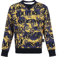 VERSACE JEANS COUTURE 范思哲 男士 棉/聚酯纤维圆领卫衣运动衫 B7GVA702 SM600