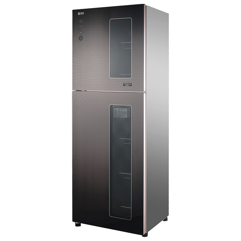 圣托（Shentop）餐具消毒柜家用立式 厨房红外线保洁柜 双门商用不锈钢高温消毒碗柜 ZTD288-A5