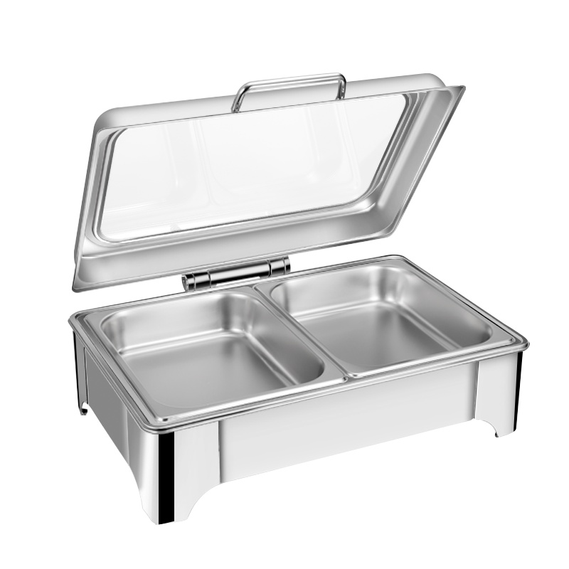 是尚  布菲炉 不锈钢可视玻璃液压自助餐炉 电热