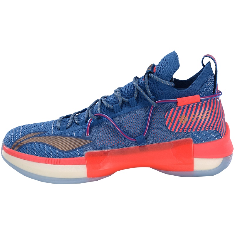 李宁闪击VI premium男子一体织减震支撑中帮篮球专业比赛鞋ABAP071-1