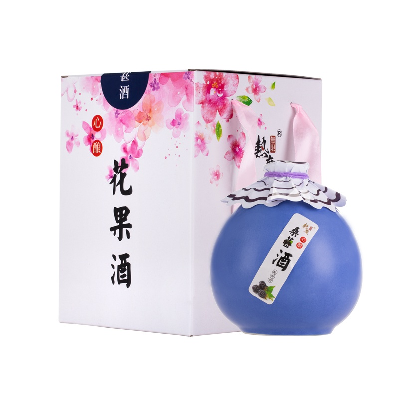 桑葚酒桑果酒女士低度水果8度甜酒伴手礼生日闺蜜礼物自酿水果酒500ml礼盒装