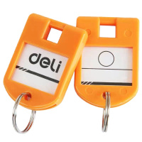 得力(deli)9330彩色钥匙管理箱专用钥匙牌 24个装 办公用品