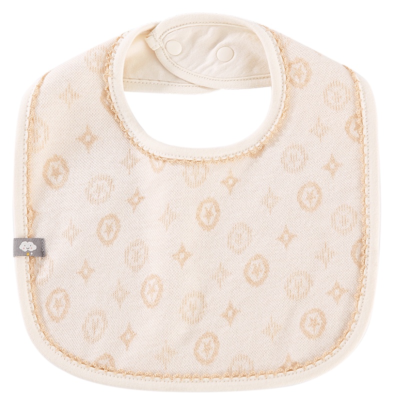 Aengbay 婴儿纯棉口水巾全棉超柔软洋气围嘴围脖饭兜新生儿用品萌