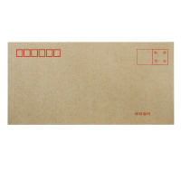 得力(deli) 3423 牛皮信封 220*110mm(20个/包 5包装)