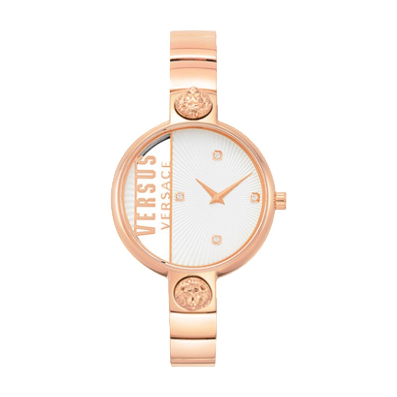 Versus范瑟丝休闲精美钢带轻奢浮雕装饰石英女士手表VSP1U0319
