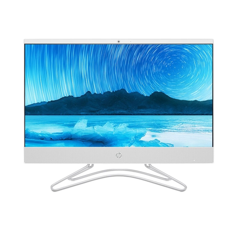 惠普(HP)星24青春版 23.8英寸办公上网学习娱乐台式一体机电脑 十代i3-10100T 8G 256SSD wifi蓝牙 高色域 三边窄边框 可升级三年保修 带无线键鼠 银